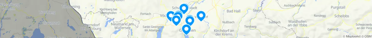 Map view for Pharmacies emergency services nearby Roitham am Traunfall (Gmunden, Oberösterreich)